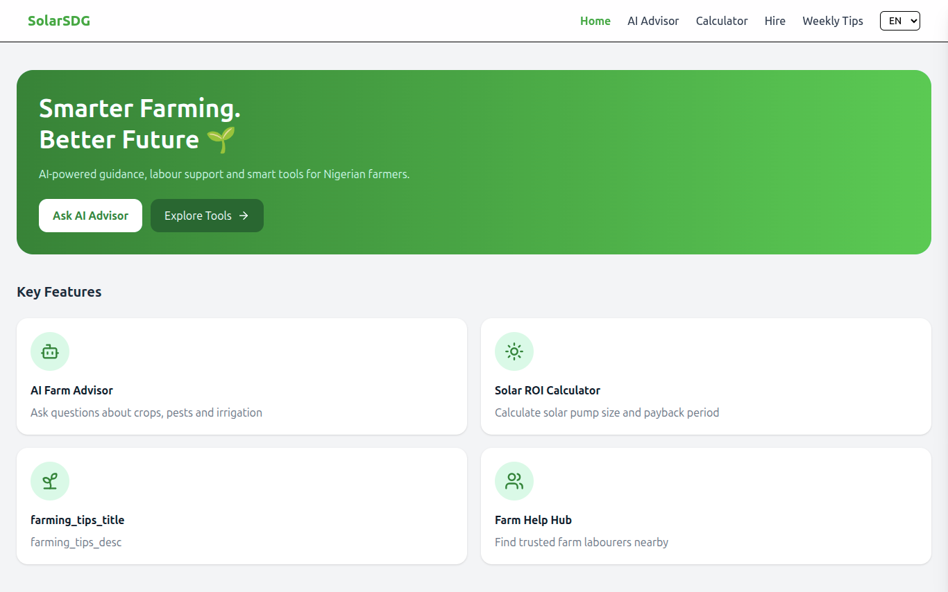Agro-Help project screenshot